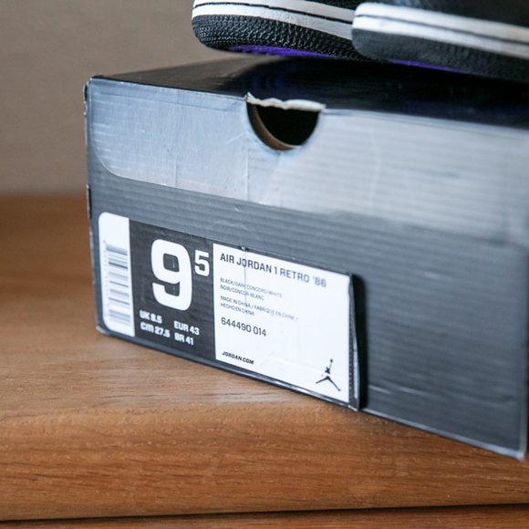 Air Jordan 1 Retro '86 Black and concord purple - Picture 16 of 16